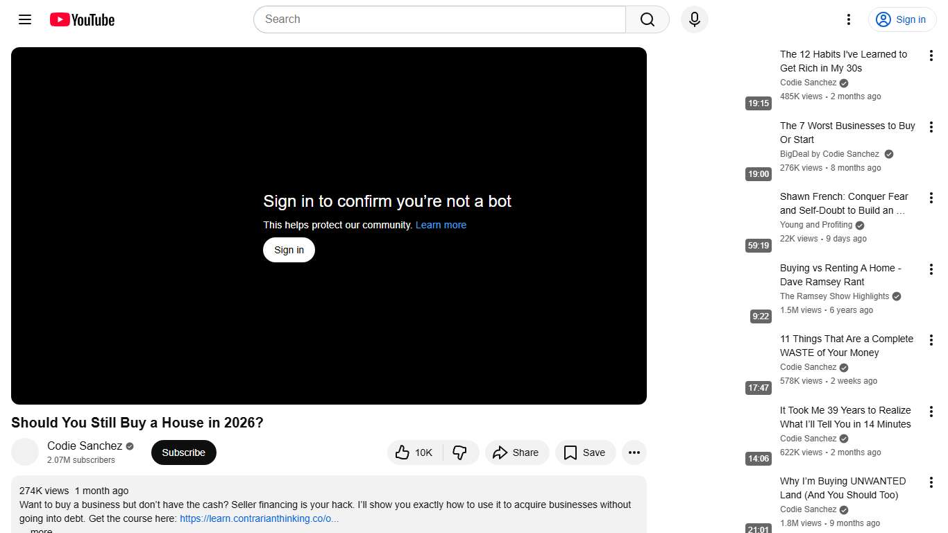 Should You Still Buy a House in 2026? - YouTube