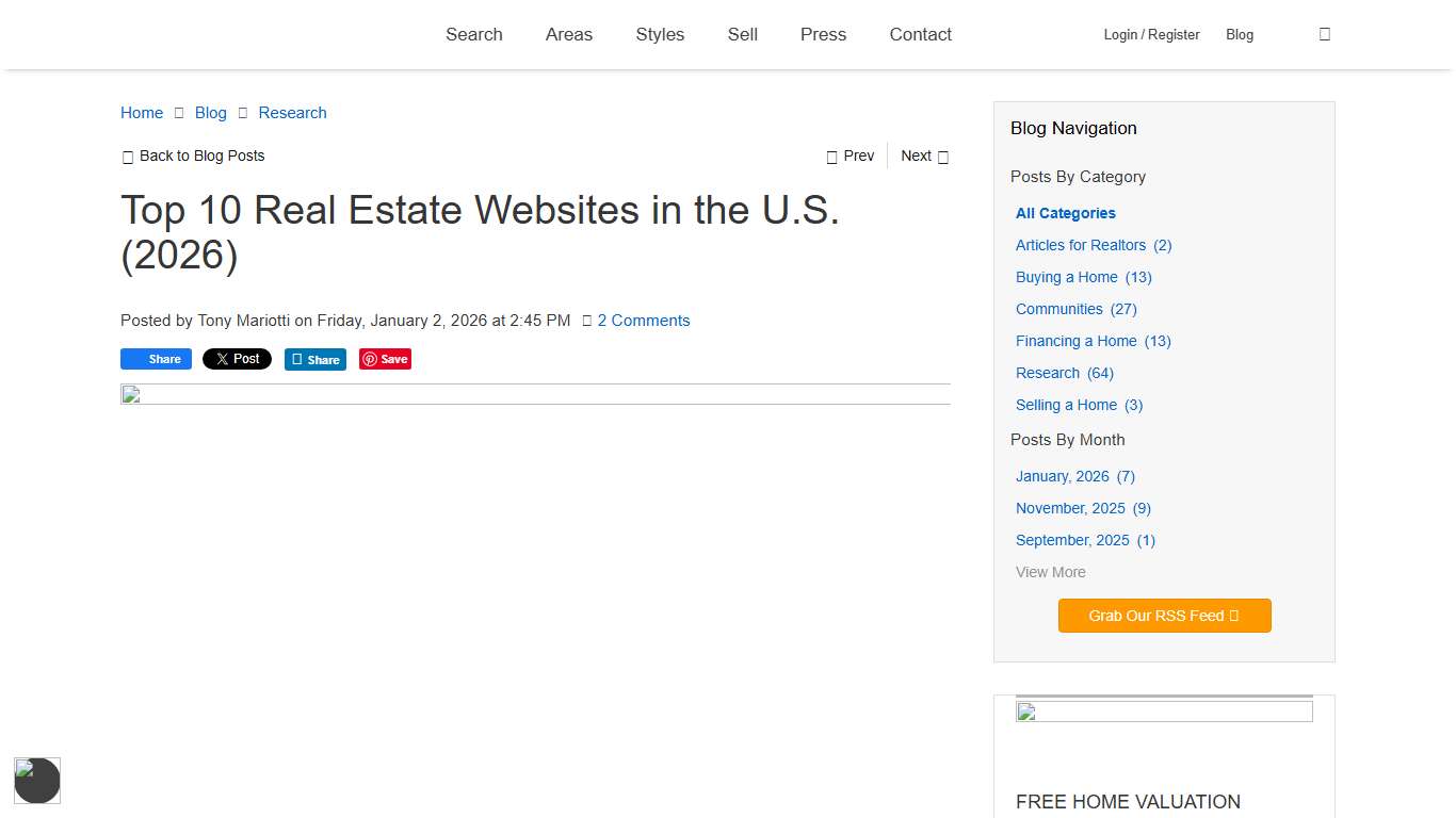 Top 10 Real Estate Websites in the U.S. (2026)